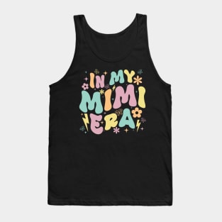 In My Mimi Era Funny Sarcastic Groovy Retro Mothers Day Tank Top